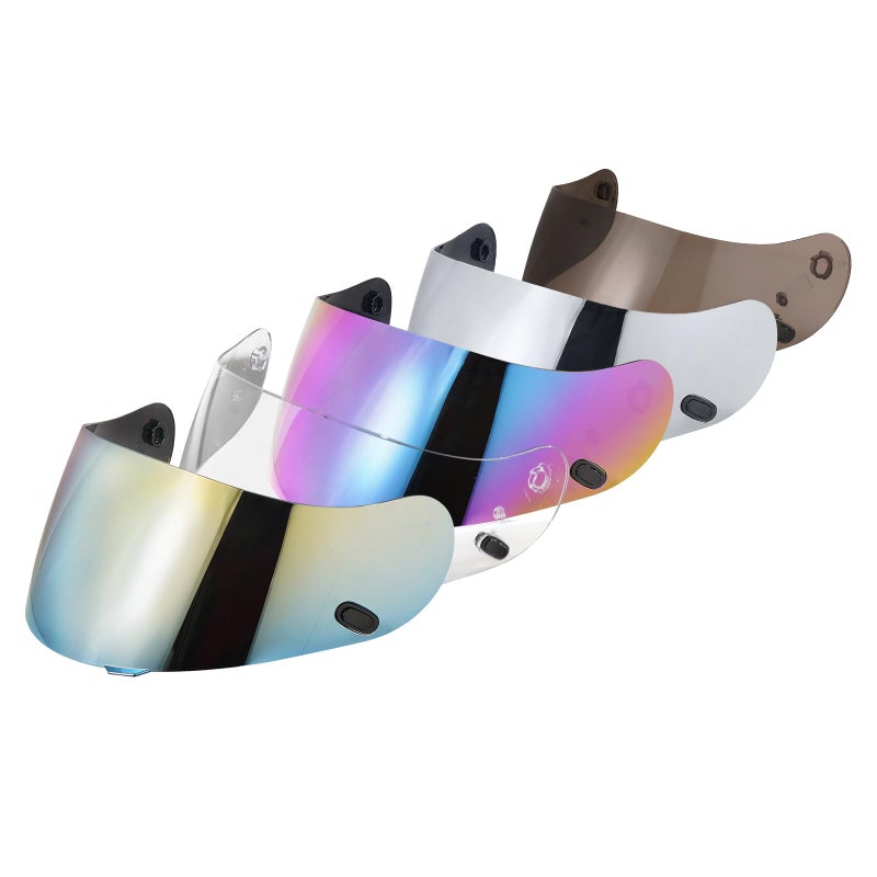 VCOROS Motorcycle Helmet Face Shield Visor Repalcement for HJC Helmet HJ-09 CL-15 CL-17 CL-16 CL-SP AC-12 FS-10 CS-R1 IS-16 CS-R2 Shield(Chrome Silver) - Image 5